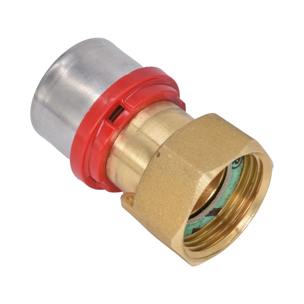 Изображение товара Муфта комбинированная Tiemme 1x32 мм латунь для систем водопровода и отопления