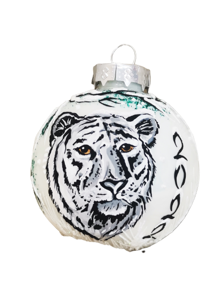 Изображение товара Ёлочный шар Christmas Символ 2022 стекло разноцветный 10 см