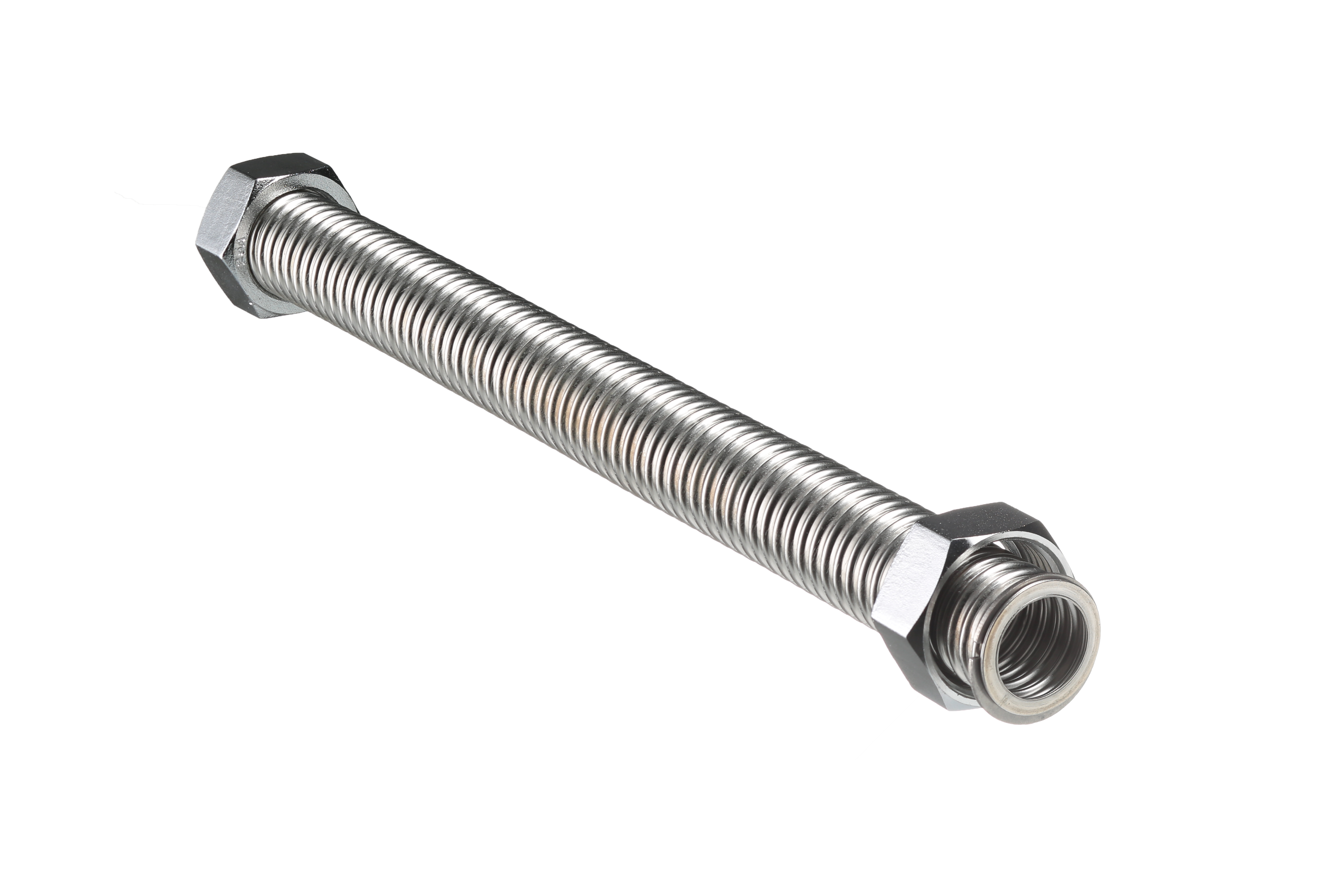 Изображение товара Гибкая подводка для воды STACORT 1 1/4" ВР 100 см нержавеющая сталь деревян