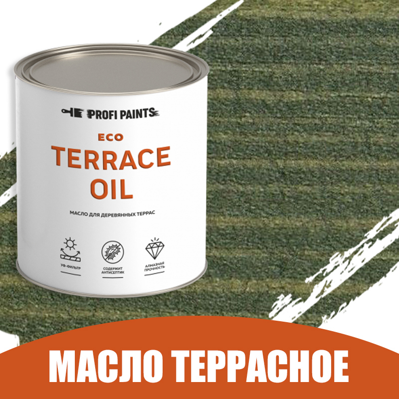 Изображение товара Масло для дерева износостойкое Profipaints Eco Terrace Oil 2.7 л Зелёный