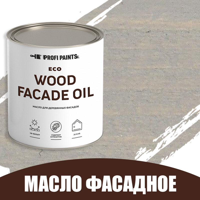 Изображение товара Масло для дерева Profipaints Eco Wood Facade Oil 0.9л Рябина