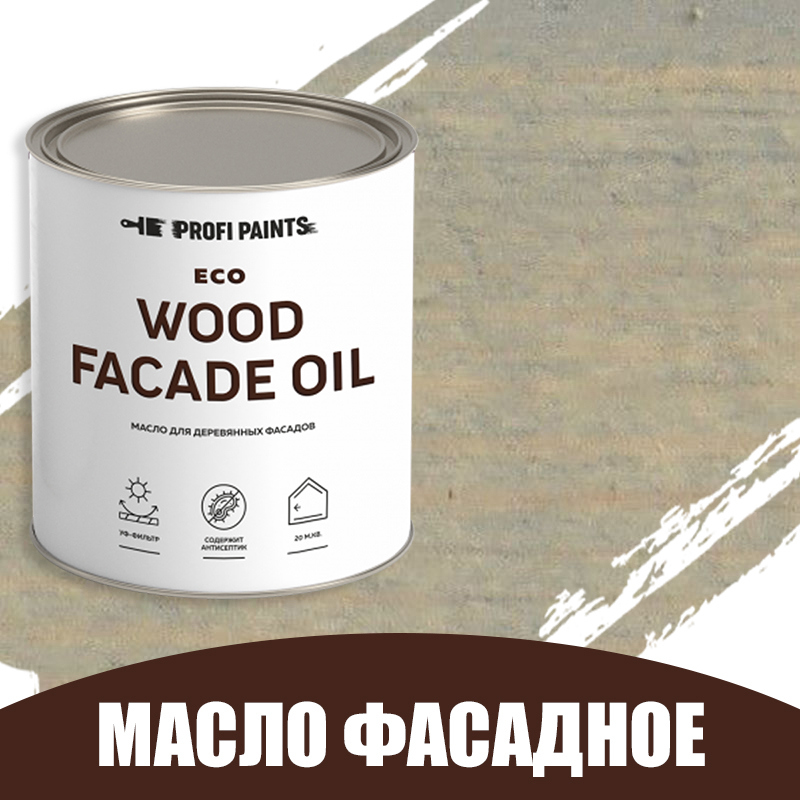 Изображение товара Масло для дерева Profipaints Eco Wood Facade Oil 0.9л Серо-голубой