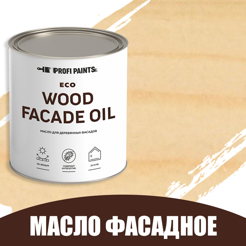 Изображение товара Масло для дерева Profipaints Eco Wood Facade Oil 0.9л Прозрачный
