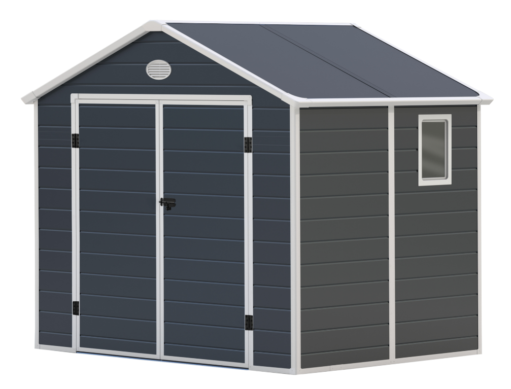 Хозблок AVA-G 2.42x1.92x2.39 м пластик серый ✳️ купить по цене