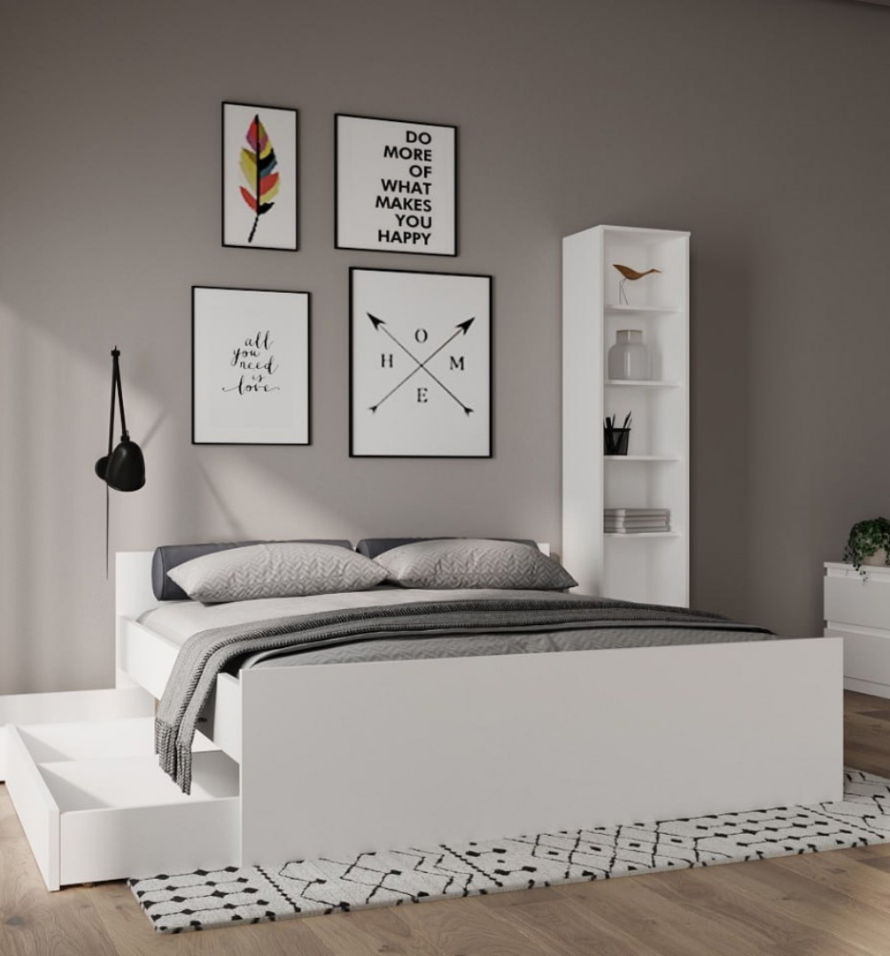 Изображение товара Выкатной ящик под кровать Гуд Лакк Орион 138x21.2x60 см цвет белый