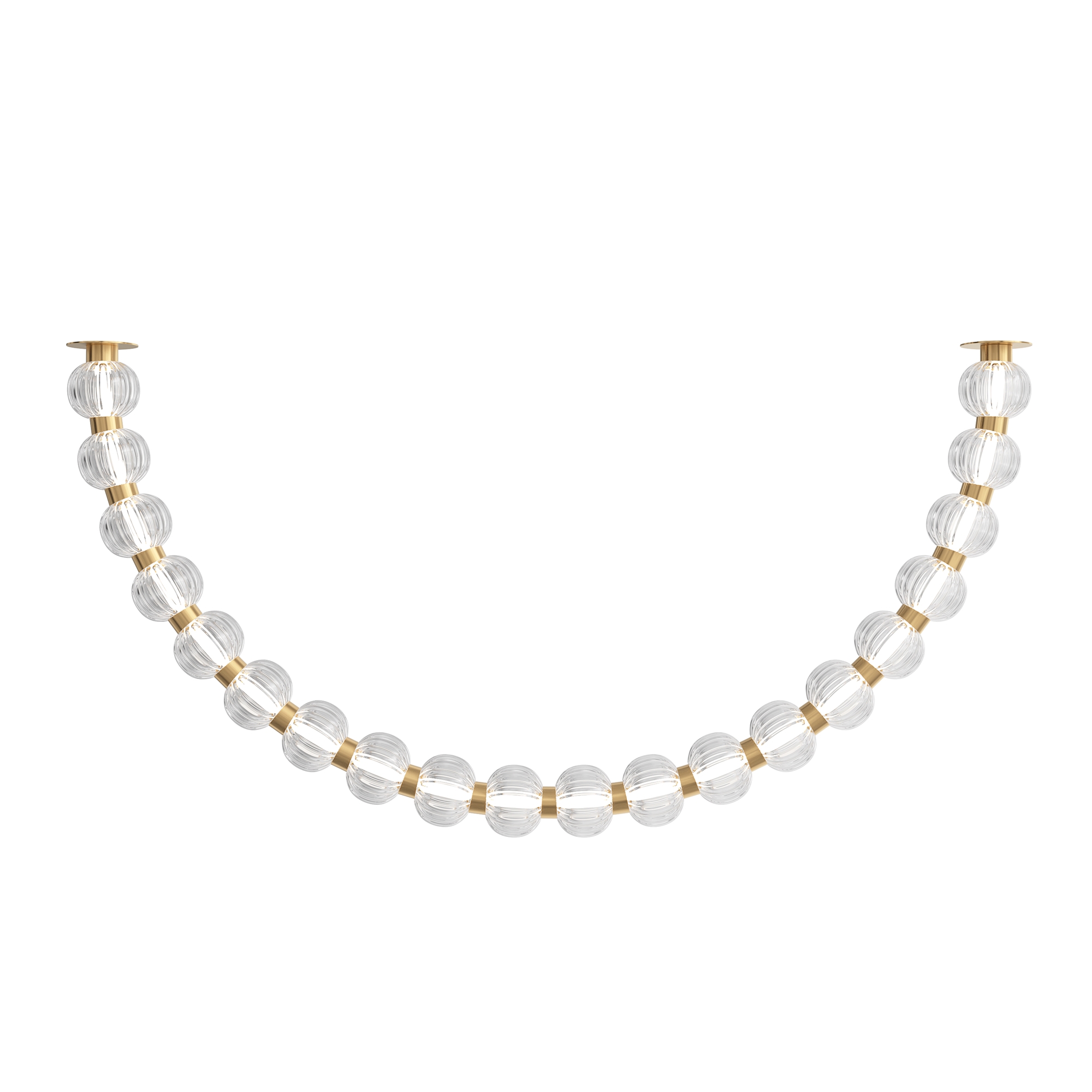 Изображение товара Подвесной светодиодный светильник Maytoni Amulet 15 м² теплый белый золото