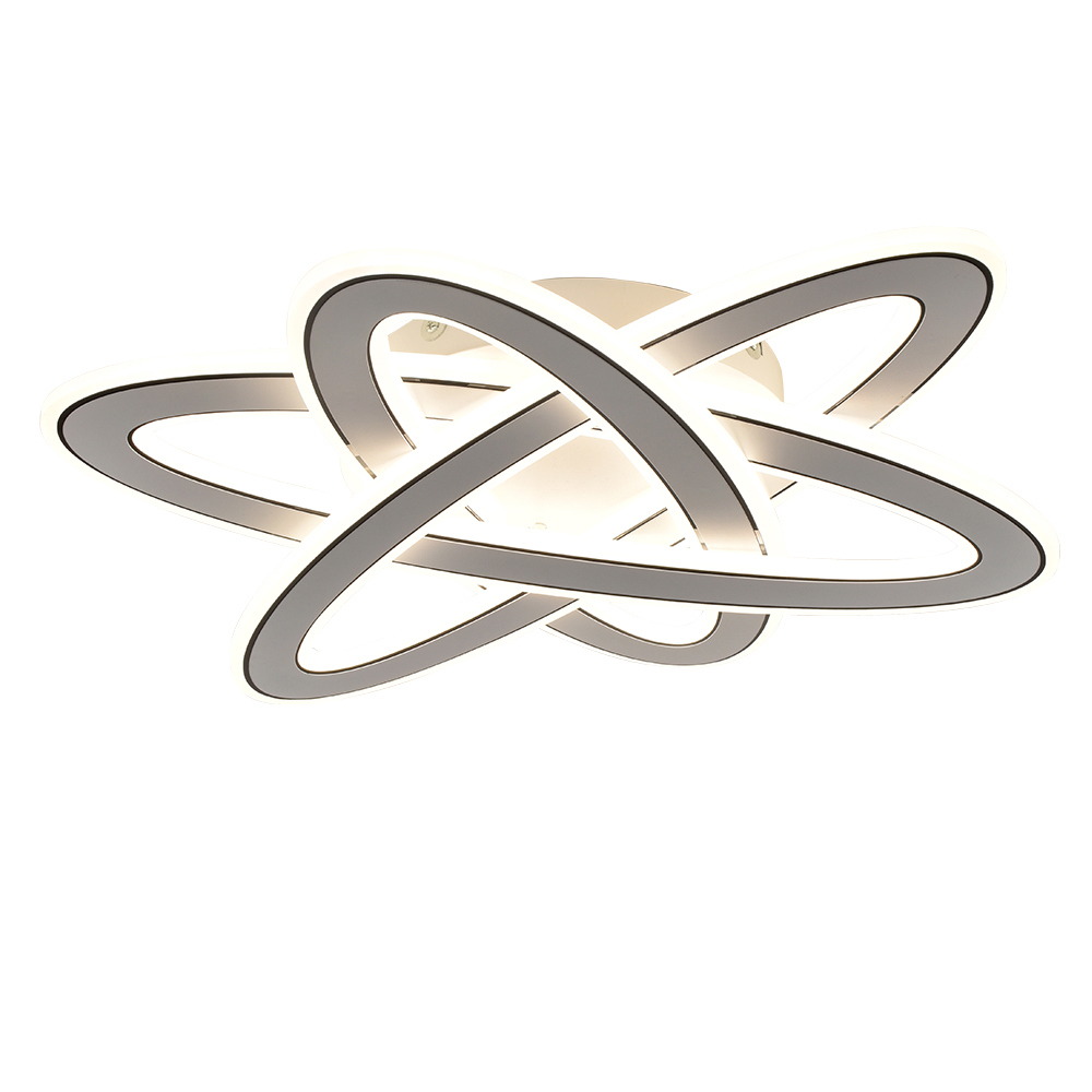 Изображение товара Люстра потолочная светодиодная Семь огней Laid с пультом управления 20 м² RGB белый