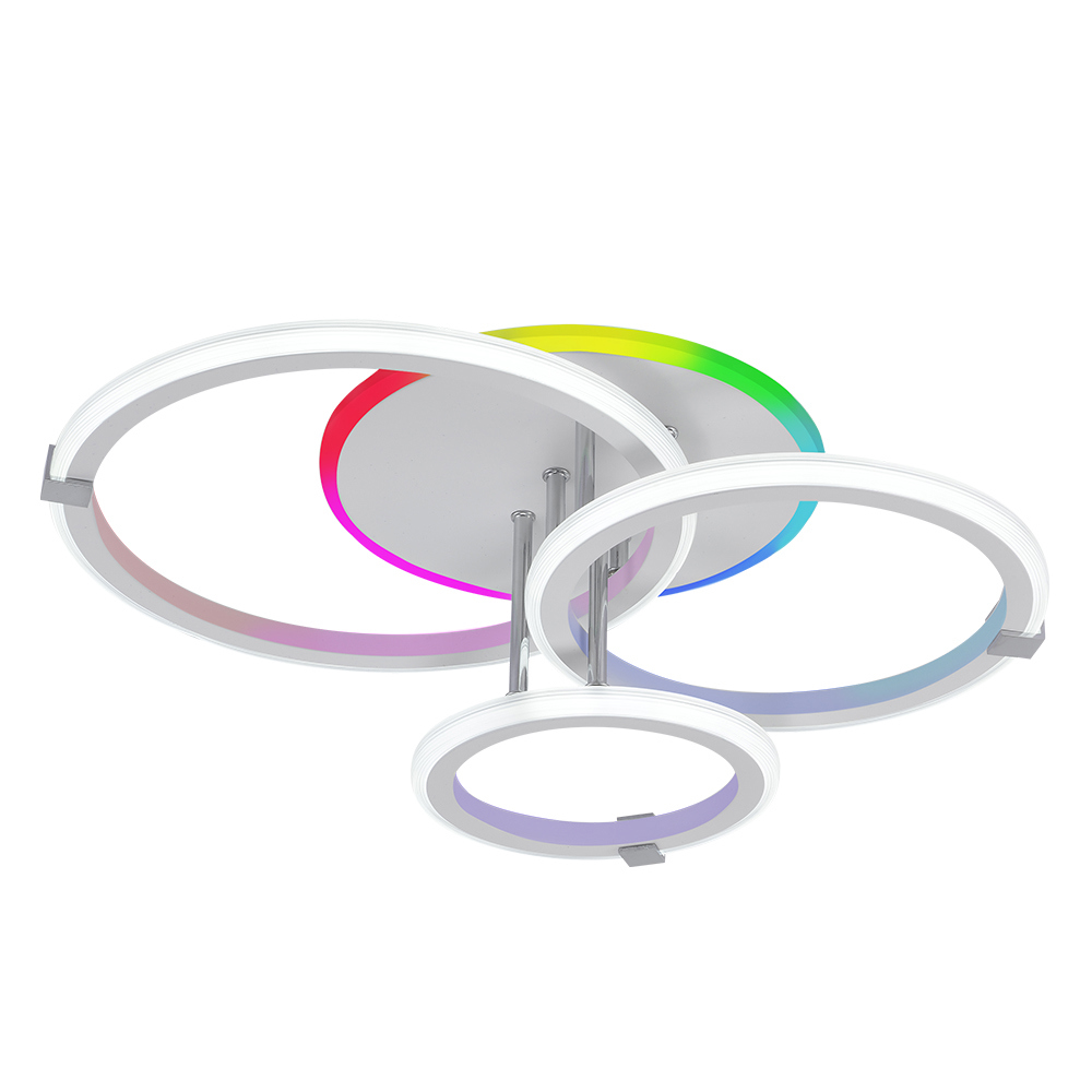 Изображение товара Люстра потолочная светодиодная Семь Огней с RGB и пультом управления 15 м²