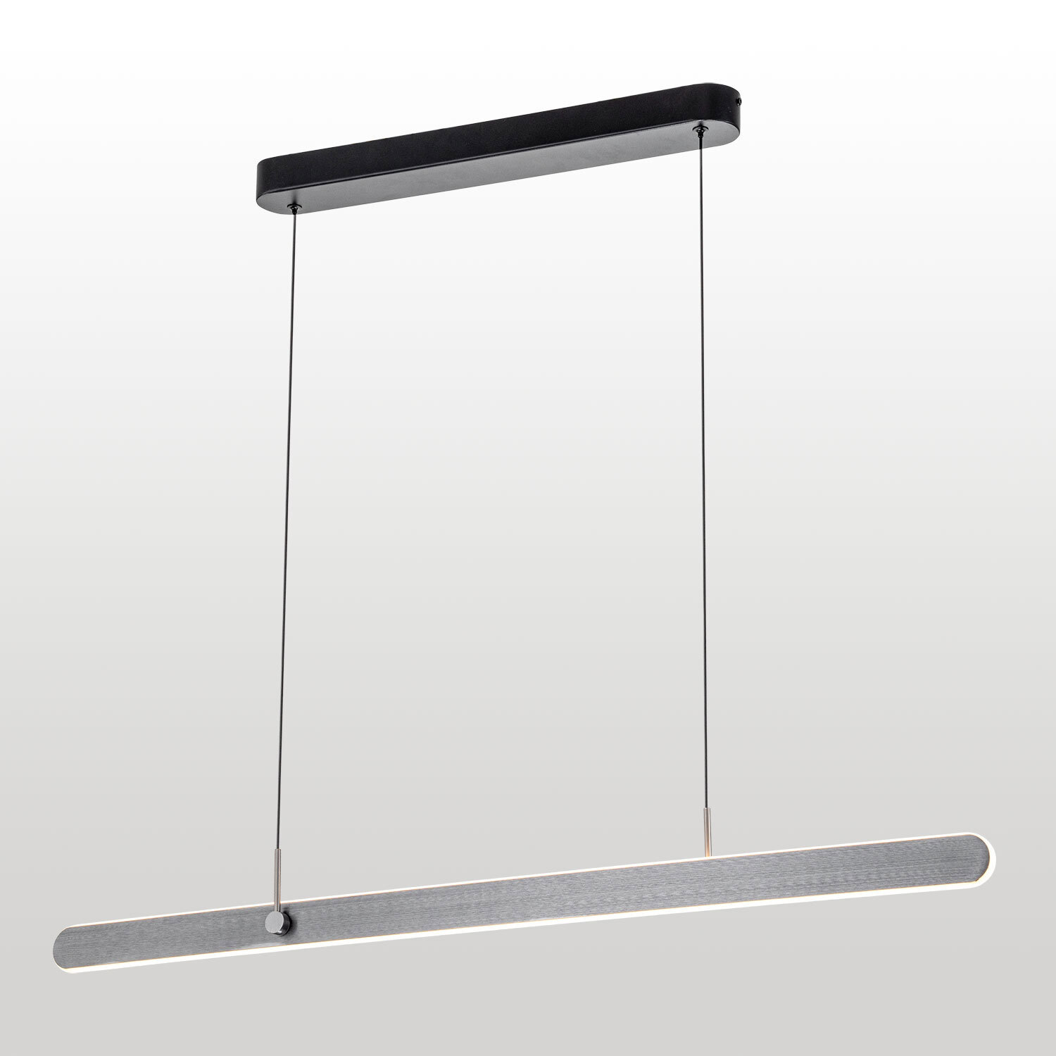 Изображение товара Светильник подвесной светодиодный Lussole Taylor с пультом управления 19.5 м² нейтральный белый свет цвет серый