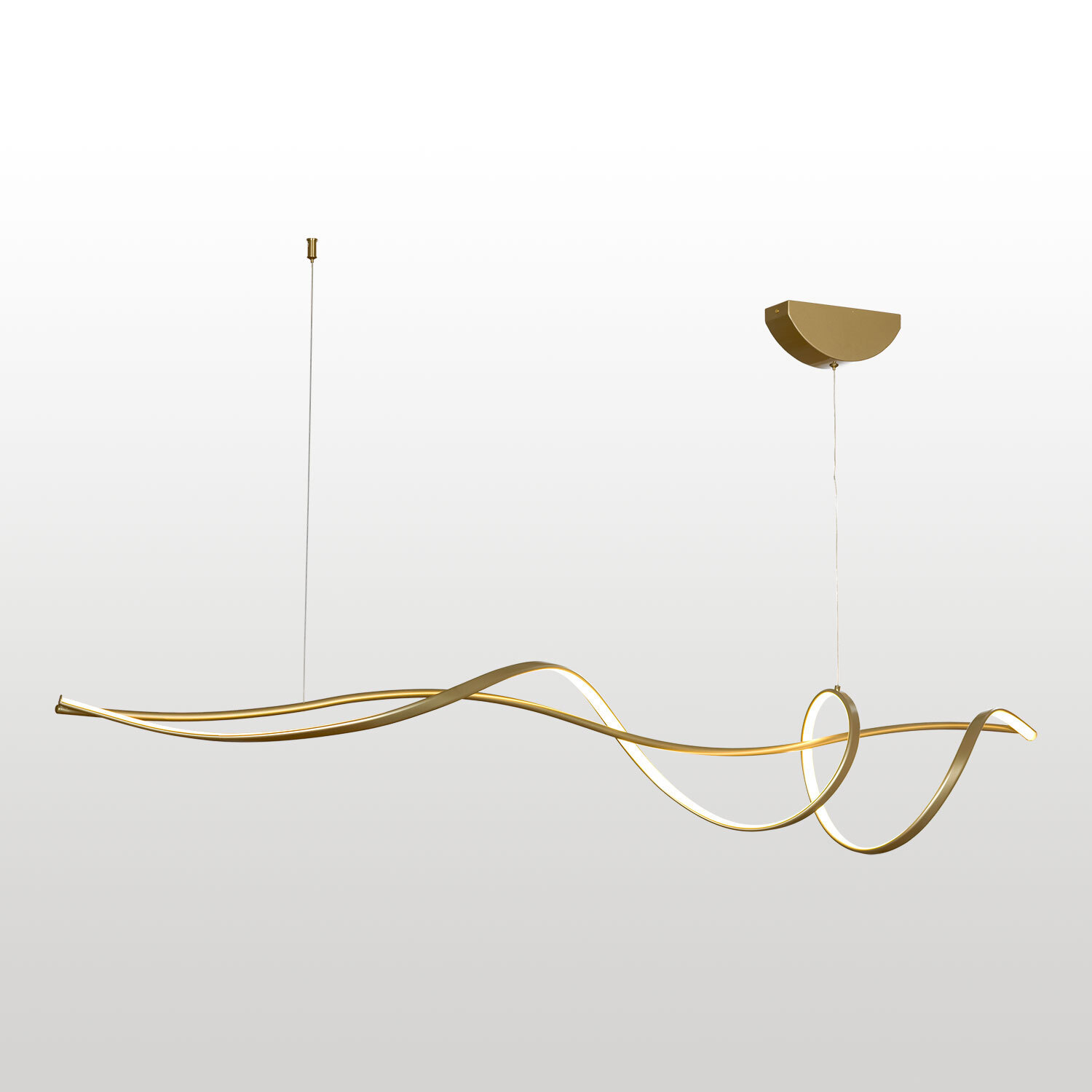 Изображение товара Светильник подвесной светодиодный Lussole Wave 25 м² с пультом управления