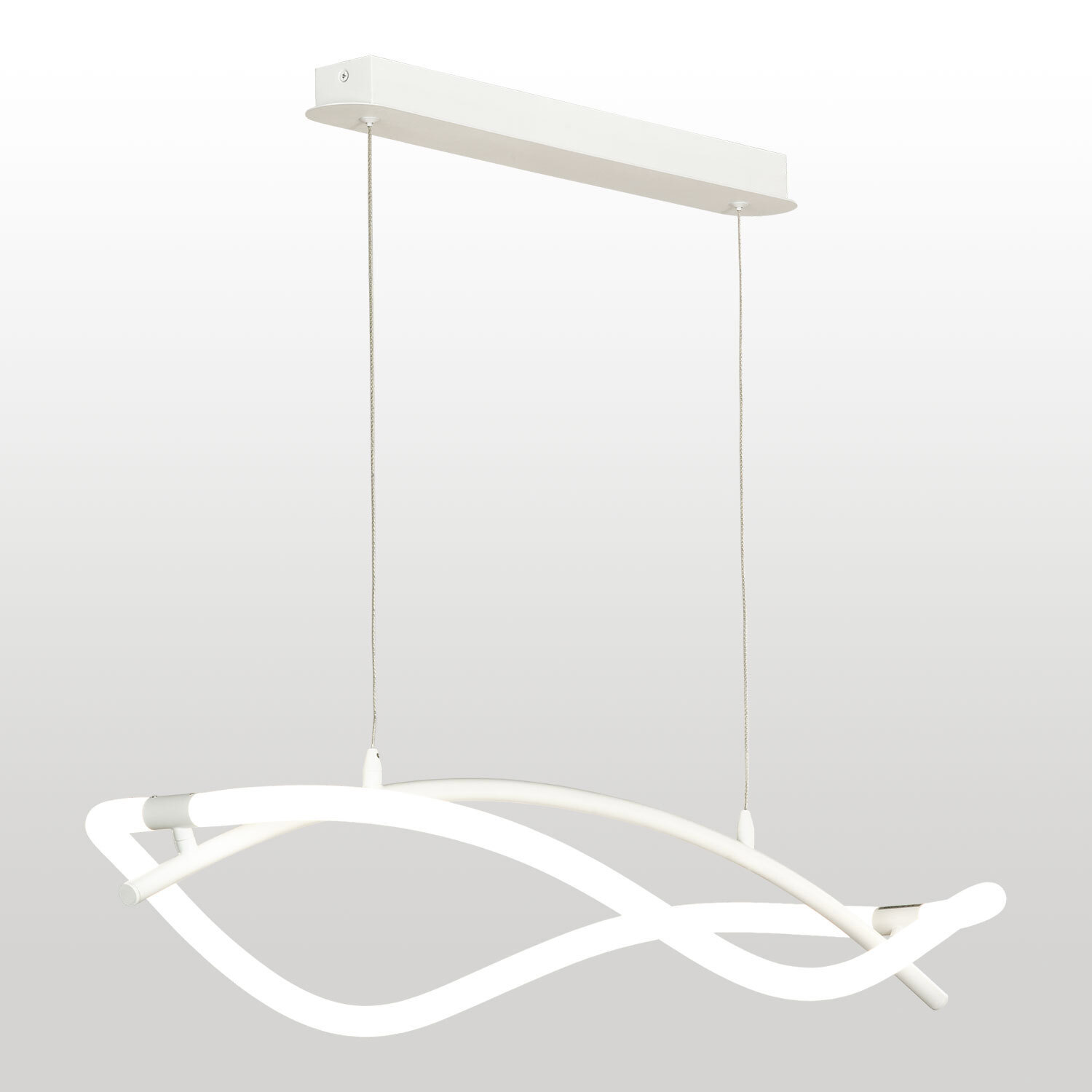 Изображение товара Светильник подвесной светодиодный Lussole Bartow с пультом управления 20 м² нейтральный белый свет цвет белый