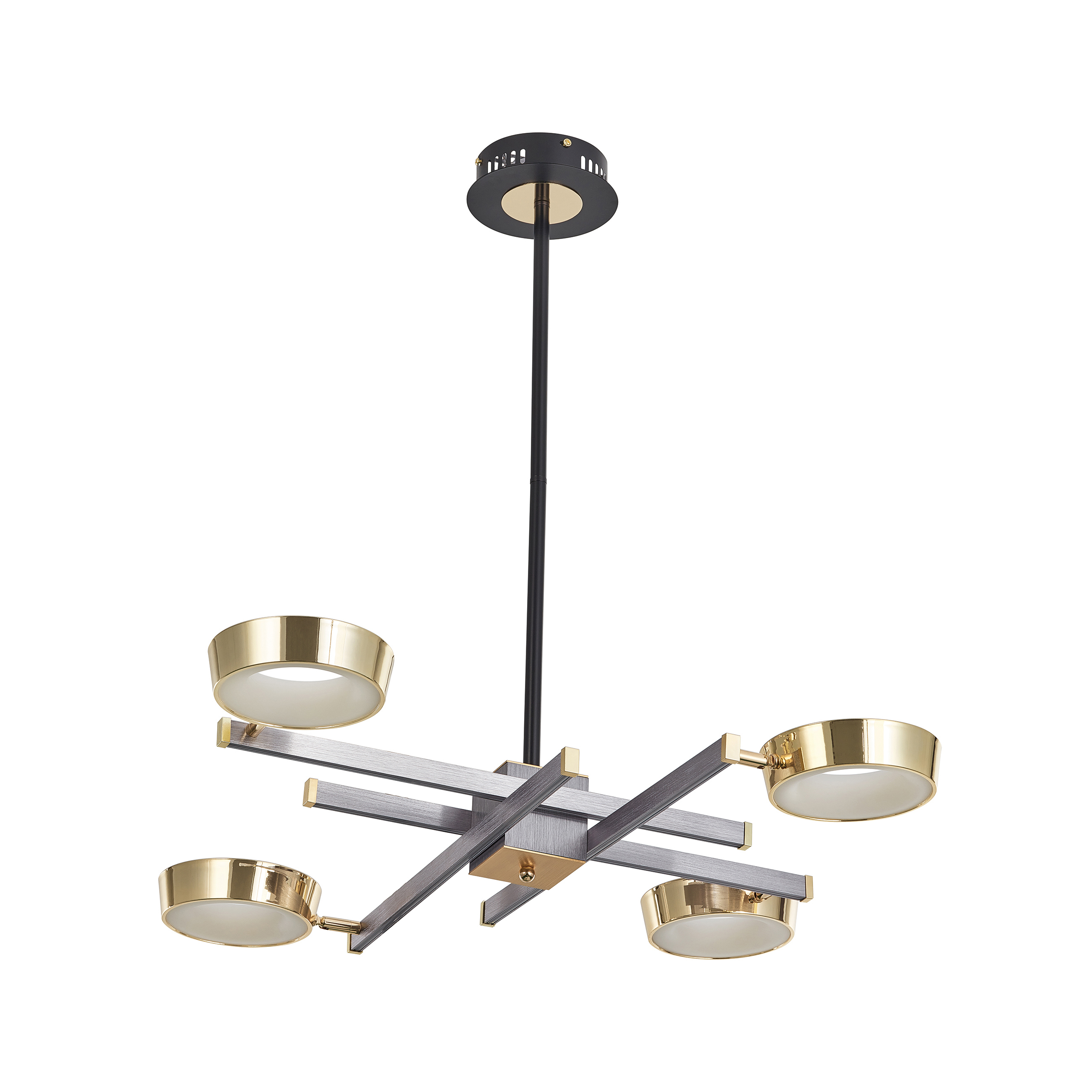 Изображение товара Современная люстра на штанге Arte Perfetto Luce 4 плафона нейтральный белый свет