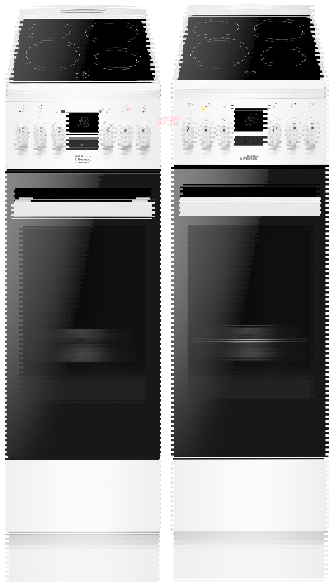 Изображение товара Электрическая плита Hansa FCCW58240H с духовым шкафом в белом цвете