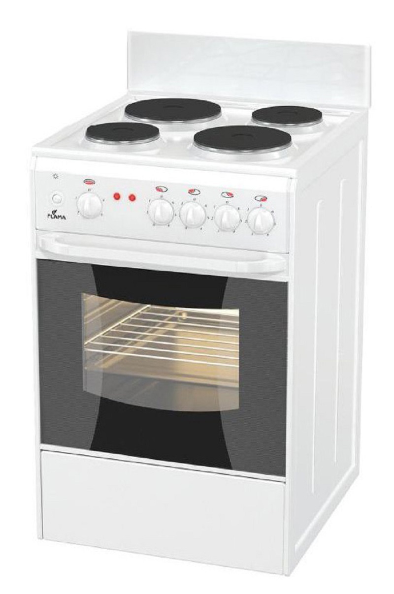 Изображение товара Электрическая плита с духовкой FLAMA AE 1402 W 50x85x54 см белый