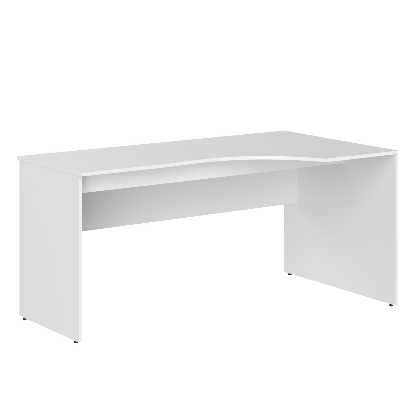 Изображение товара Стол Skyland SET160-1(R) 160x76x90 см из ЛДСП белый угловой офисный и домашний