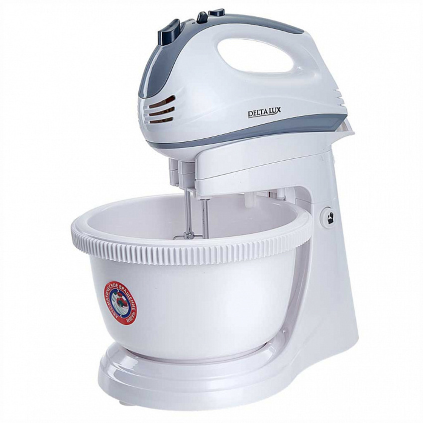 Изображение товара Планетарный миксер Delta lux DE-7901C 400 Вт белый