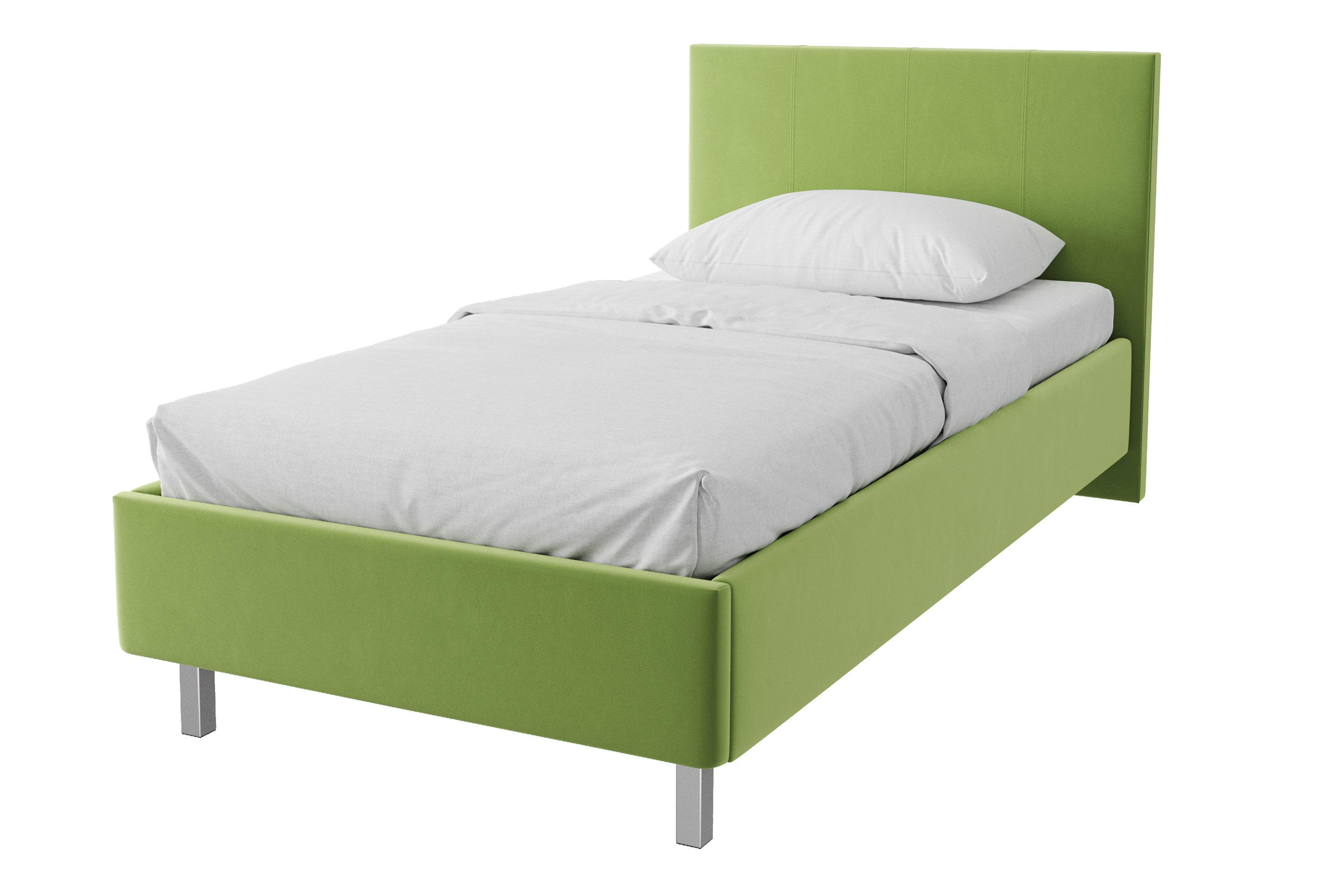 Изображение товара Кровать с подъемным механизмом Costa Флокс 100x200 см из ДСП светло-зеленый