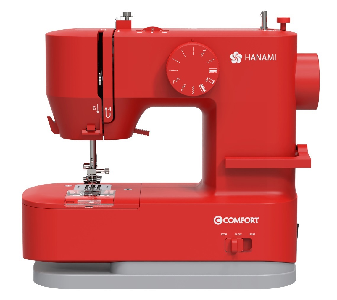 Изображение товара Швейная машина Comfort Sakura 120 300 ст/мин красный электромеханическая