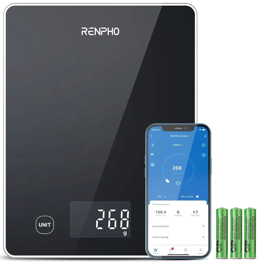 Изображение товара Умные напольные весы Renpho R-T001 до 10кг цвет черный