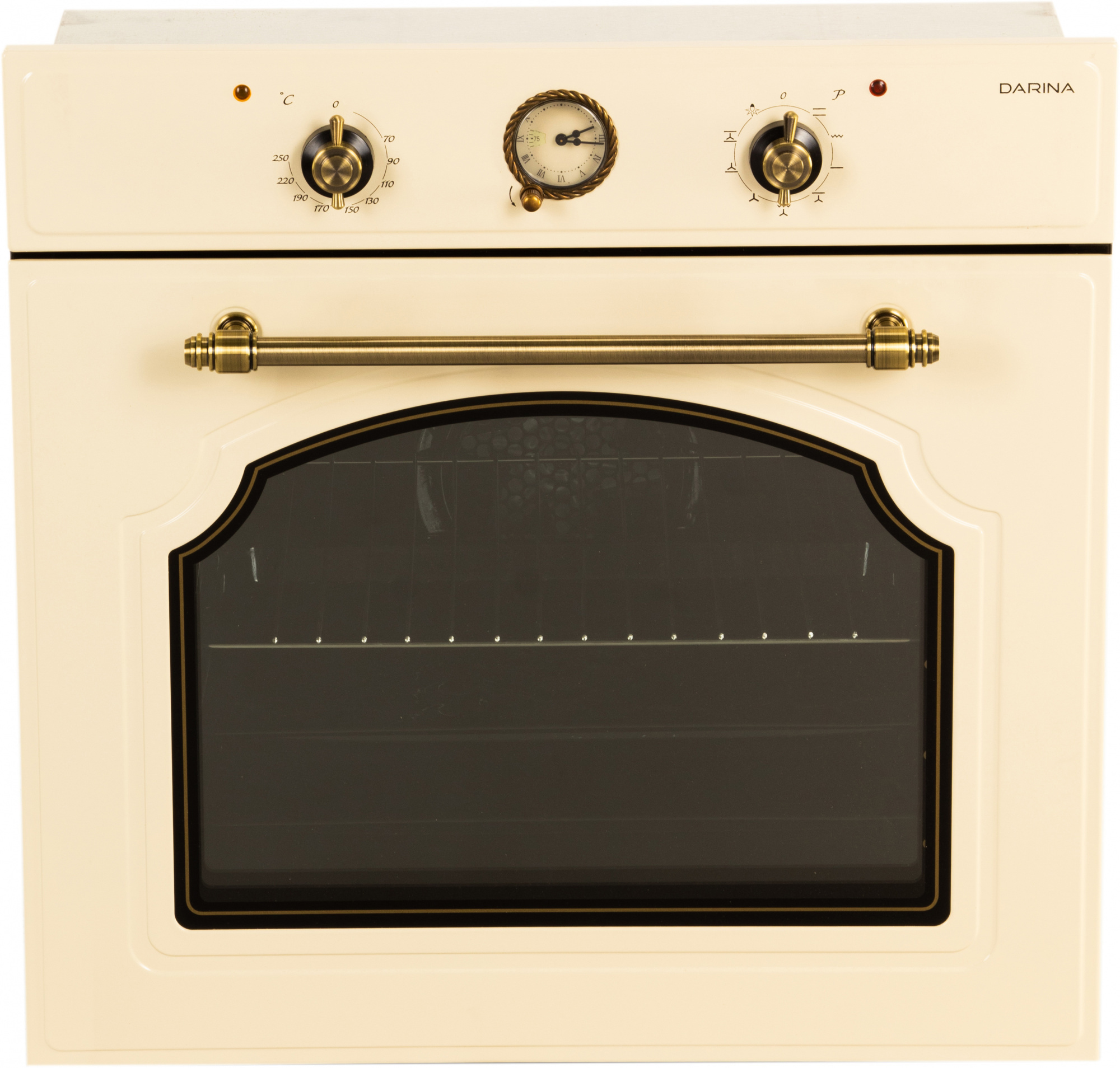 Изображение товара Электрический встраиваемый духовой шкаф Darina 1U8 BDE 112 707 BG 59.5x59.5x57 см цвет бежевый