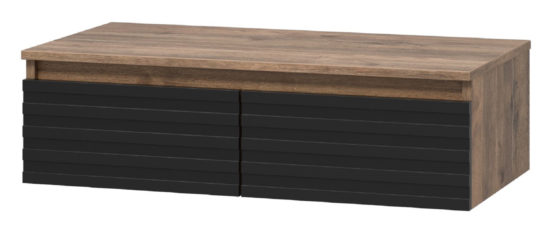 Изображение товара Консоль Brevita Dakota 80 80x23x42 см ЛДСП цвет дуб/черный