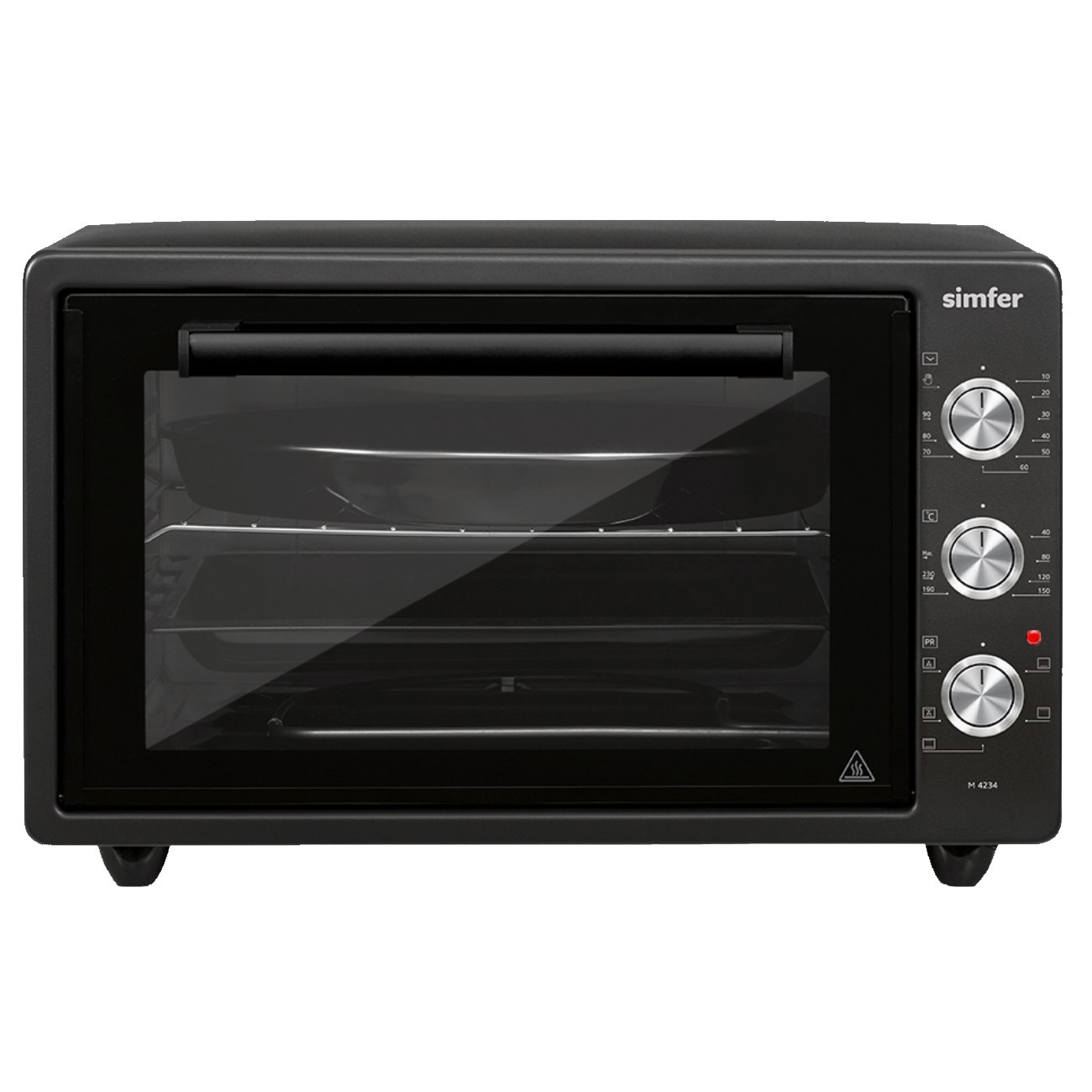 Изображение товара Электропечь Simfer M4234 42л 1300 Вт черный компактная духовка для выпекания