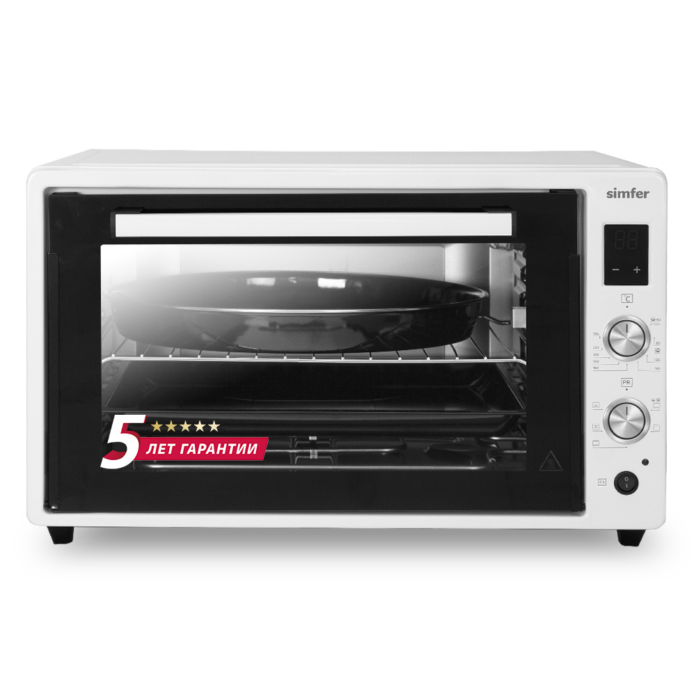 Изображение товара Электропечь Simfer M7070 1800 Вт 70 л белая с грилем и конвекцией