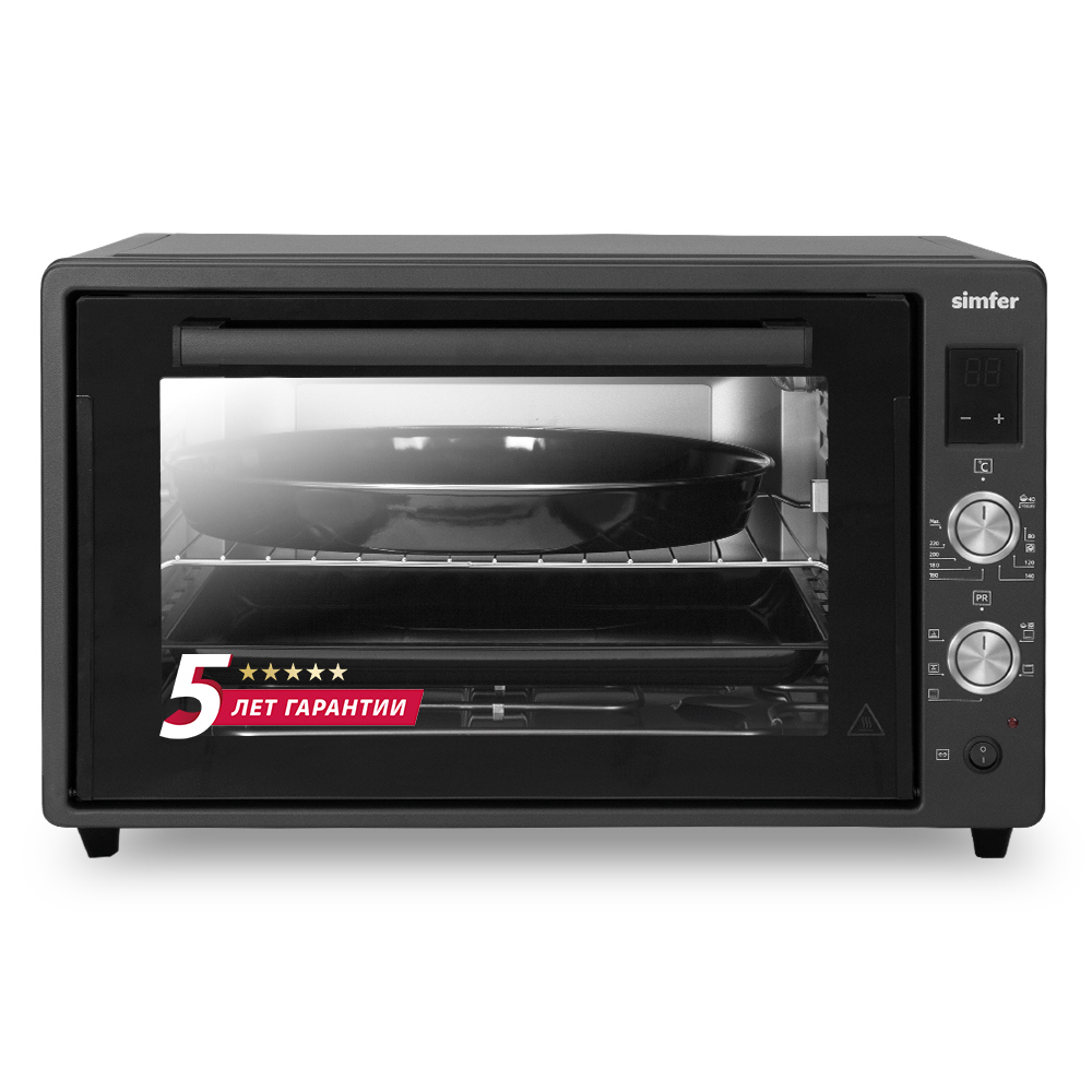 Изображение товара Электропечь Simfer M7072 70л 6 режимов гриль и конвекция черная