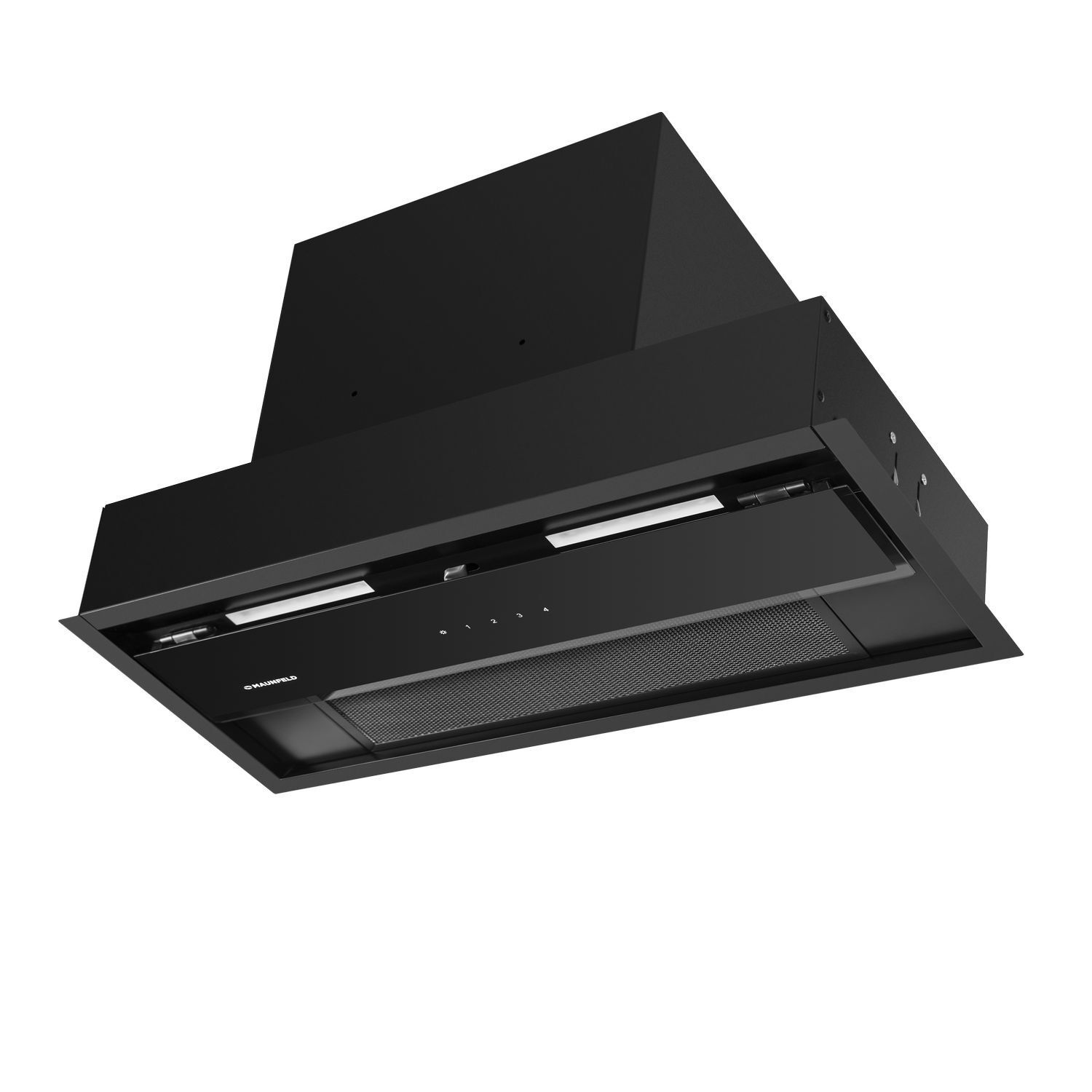 Изображение товара Встраиваемая вытяжка Maunfeld MZR 60 Black 60см сенсорная с LED подсветкой