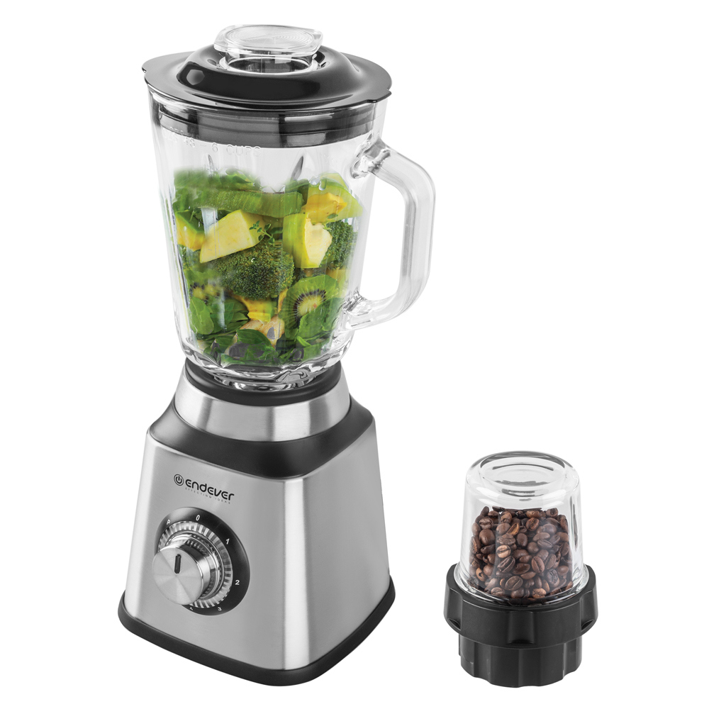 Изображение товара Стационарный блендер Endever Sigma-200 5 скоростей цвет сталь