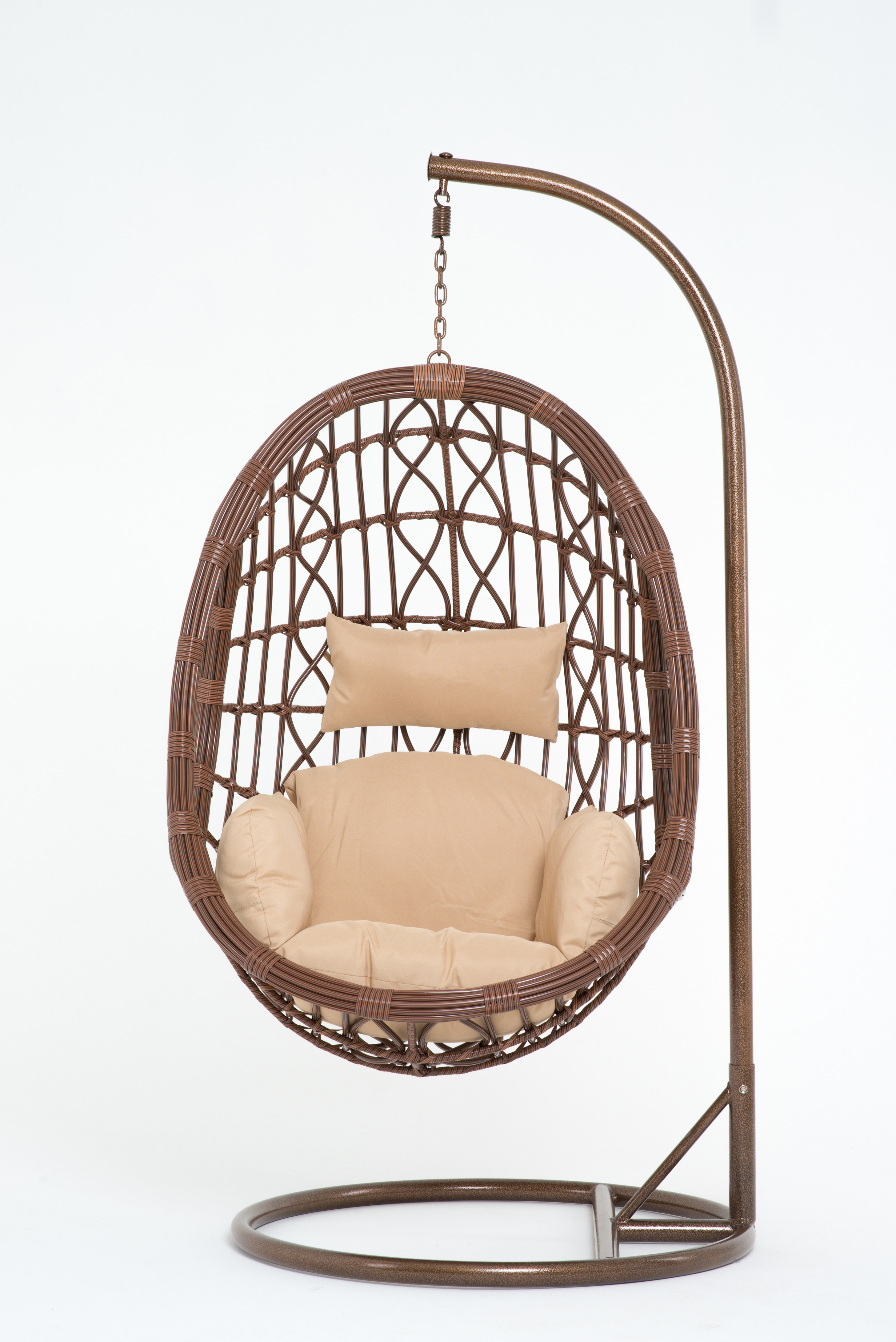 Изображение товара Кресло подвесное VINOTTI 44-004-13 из искусственного ротанга с подушкой до 120 кг