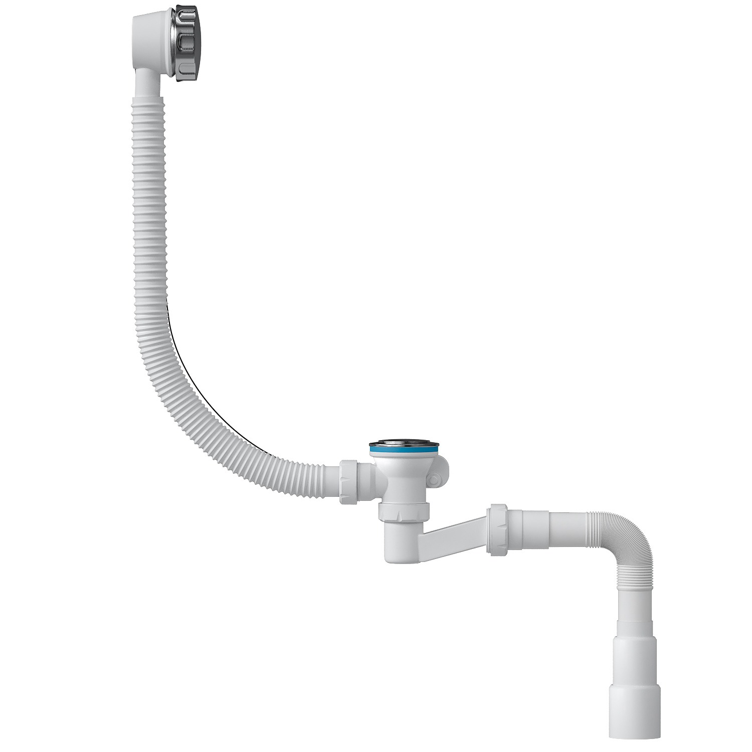 Сифон для ванны Bath master BM0301SP D70 мм решетка белый ️ купить по ...