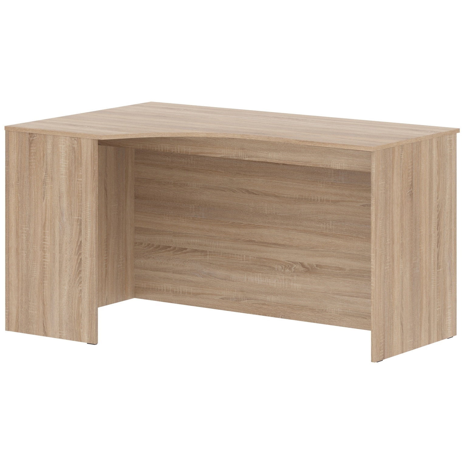 Изображение товара Угловой офисный стол Skyland Simple 140x76x90 см дуб сонома светлый