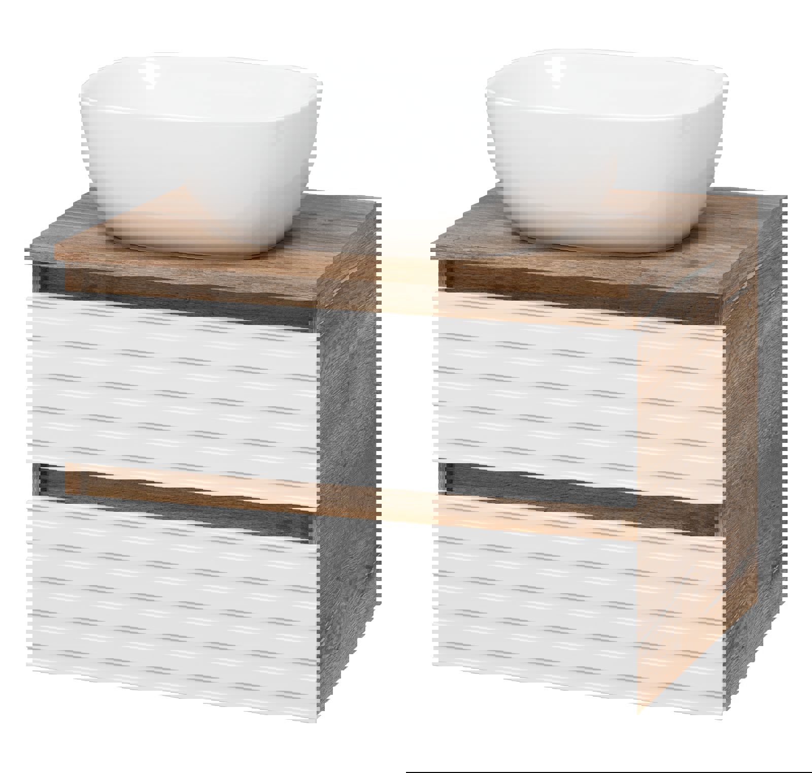 Тумба под раковину Brevita Dakota УТ000015712 подвесная с раковиной ...