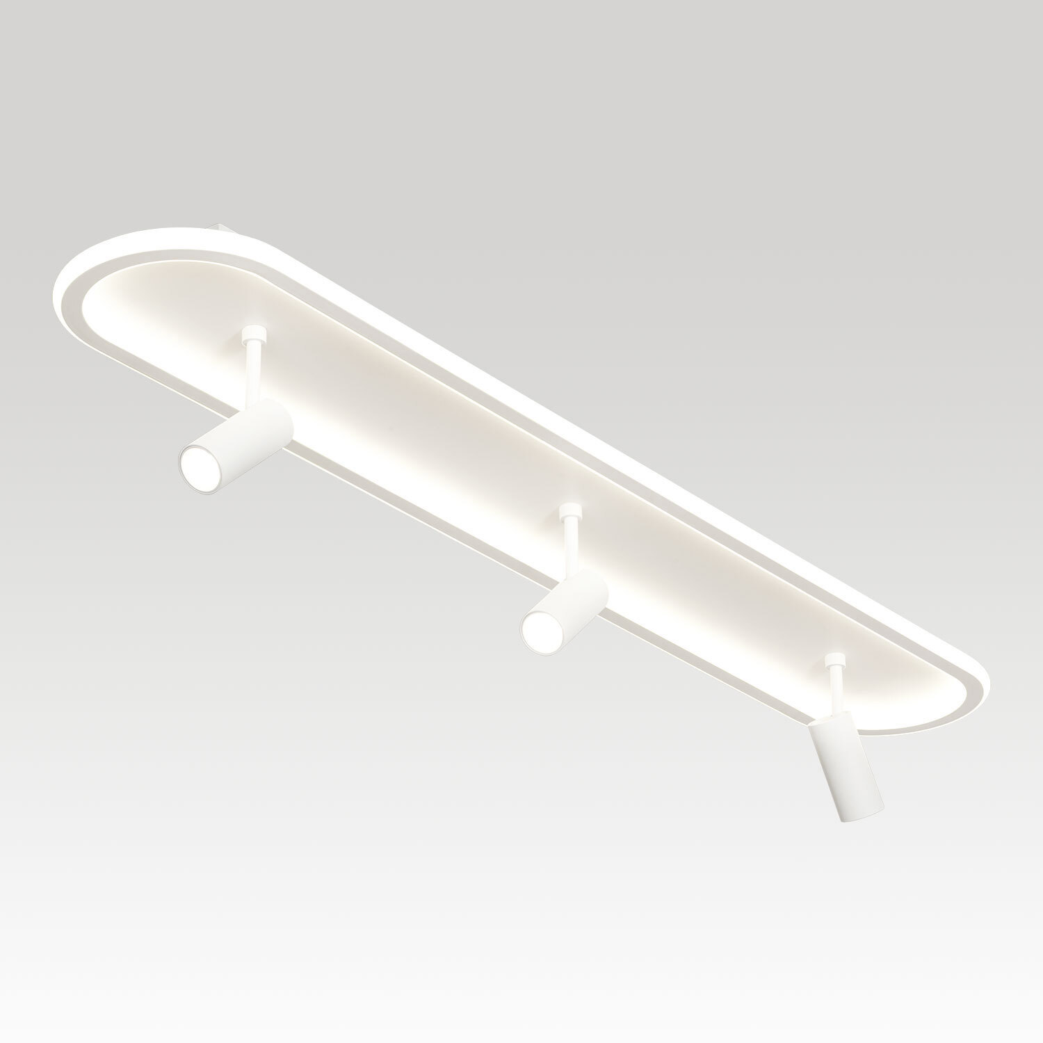 Изображение товара Поворотный светодиодный светильник Lussole Harris LSP-7283 3 плафона для освещения 32.5 м²