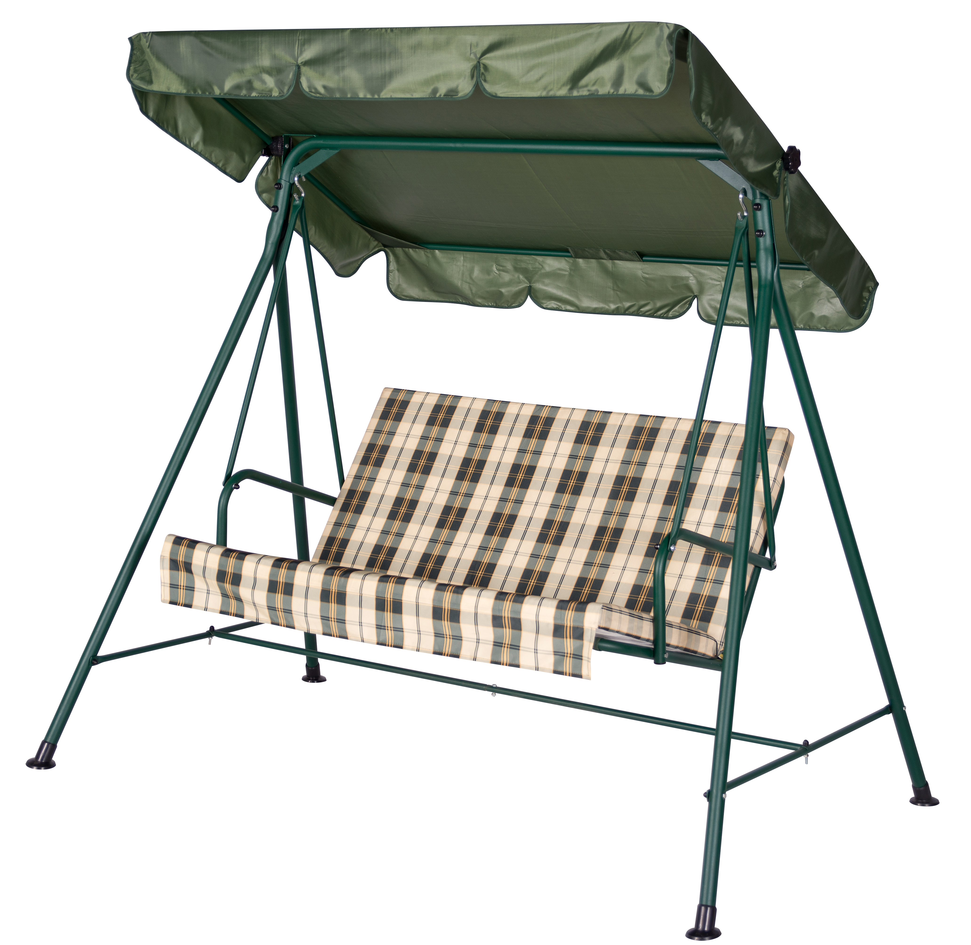 Изображение товара Качели садовые Удачная мебель Орион 2-х местные, до 170 кг, зеленый