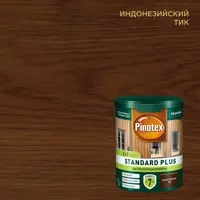 Изображение товара Антисептик Pinotex Standard Plus полуматовый тик 0.9 л