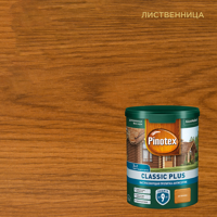 Изображение товара Пропитка Pinotex Classic Plus полуматовая лиственница 0.9 л