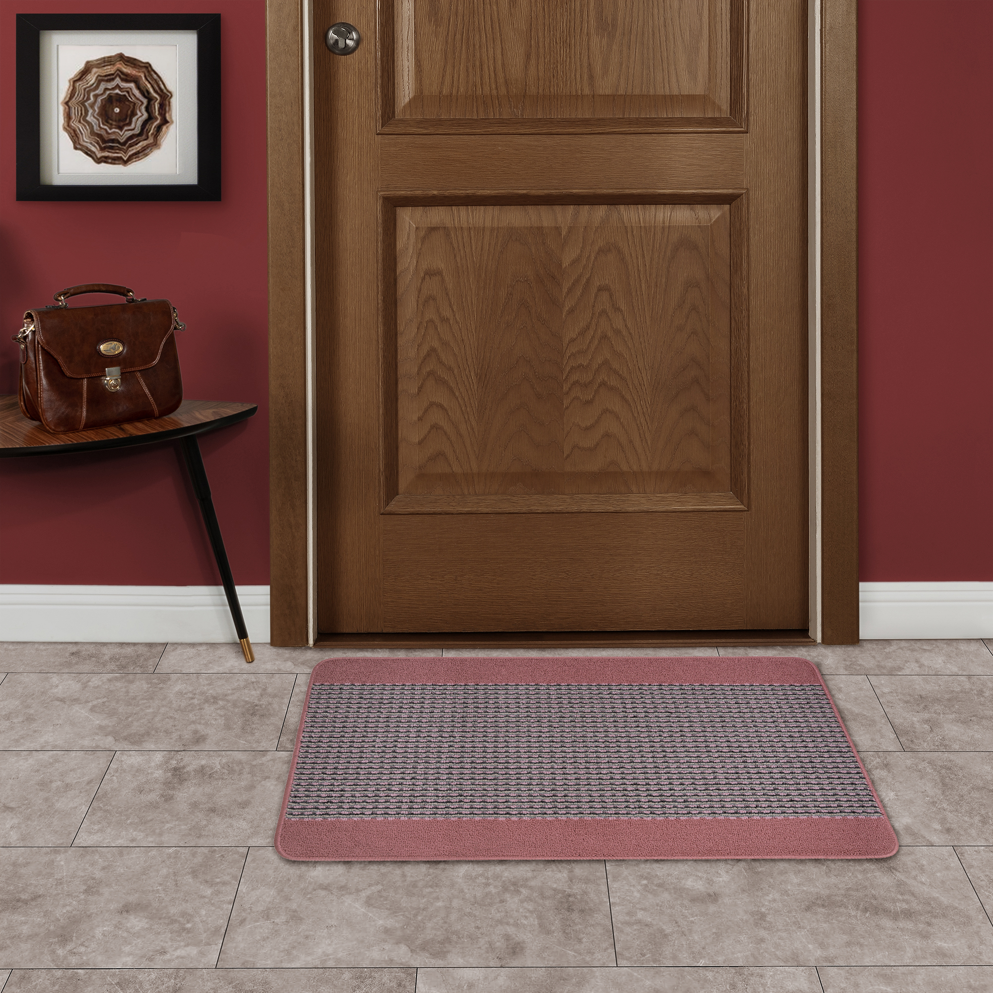 Изображение товара Декоративный коврик полипропилен Derby 50x80 см розовый