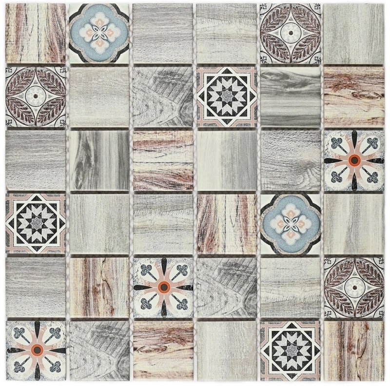 Изображение товара Декоративная мозаика Granito Ibizaekb 30.6x30.6 см коричневая интерьерная отделка