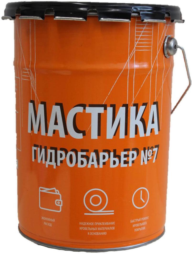 Изображение товара Мастика приклеивающая Гидробарьер №7 для кровли 5 кг