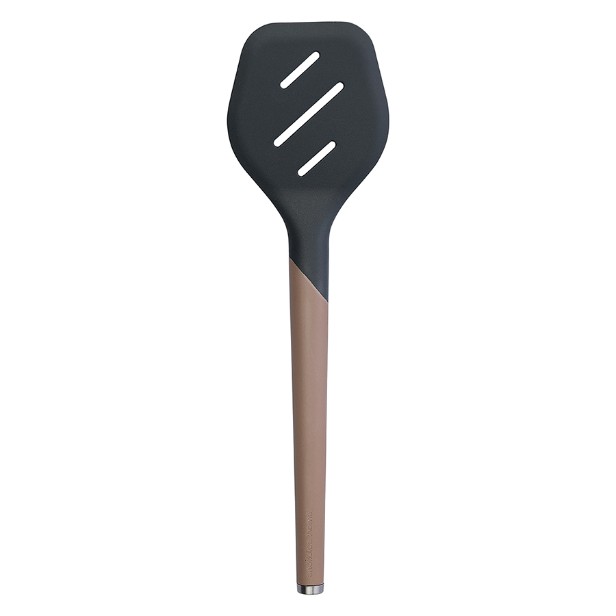 Изображение товара Лопатка кухонная с прорезями SMARTCHEF нойлон силикон капучино-графит