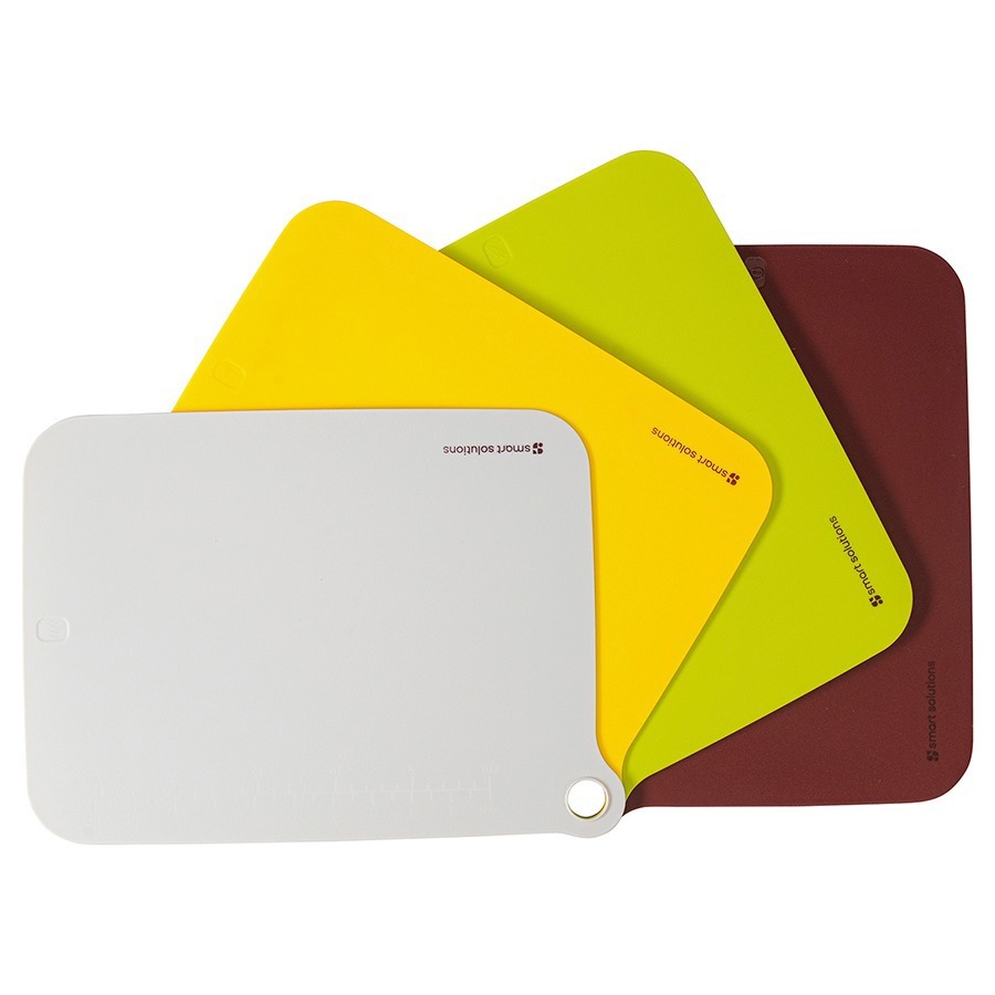 Изображение товара Набор из 4 разделочных досок SMART SOLUTIONS Color Cooking 38.5x28 см полипропилен