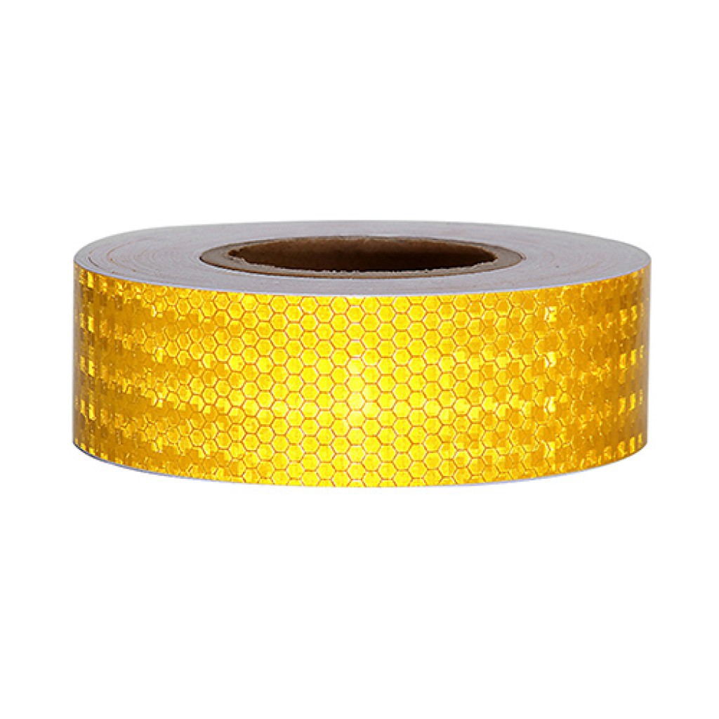 Изображение товара Лента сигнальная Safetystep Reflective Tape Honeycomb 50мм х 45.7м желтый