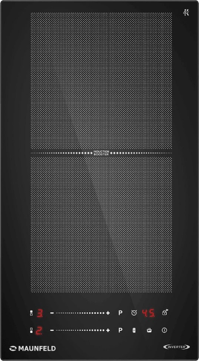 Изображение товара Индукционная варочная панель Maunfeld КА-00022392 29 см 2 конфорки цвет черный