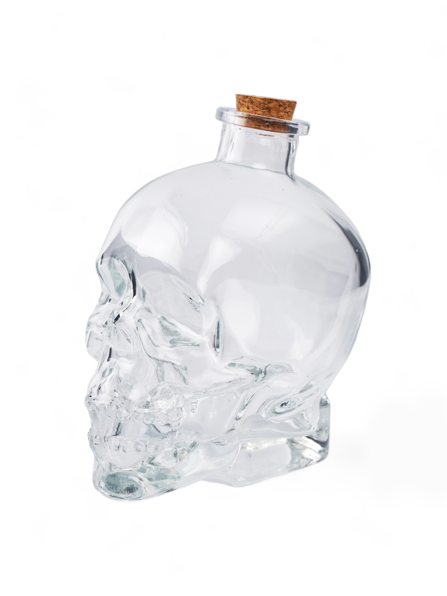 Изображение товара Стеклянный графин в виде черепа Glasserie Skull 800мл с крышкой для виски и коньяка