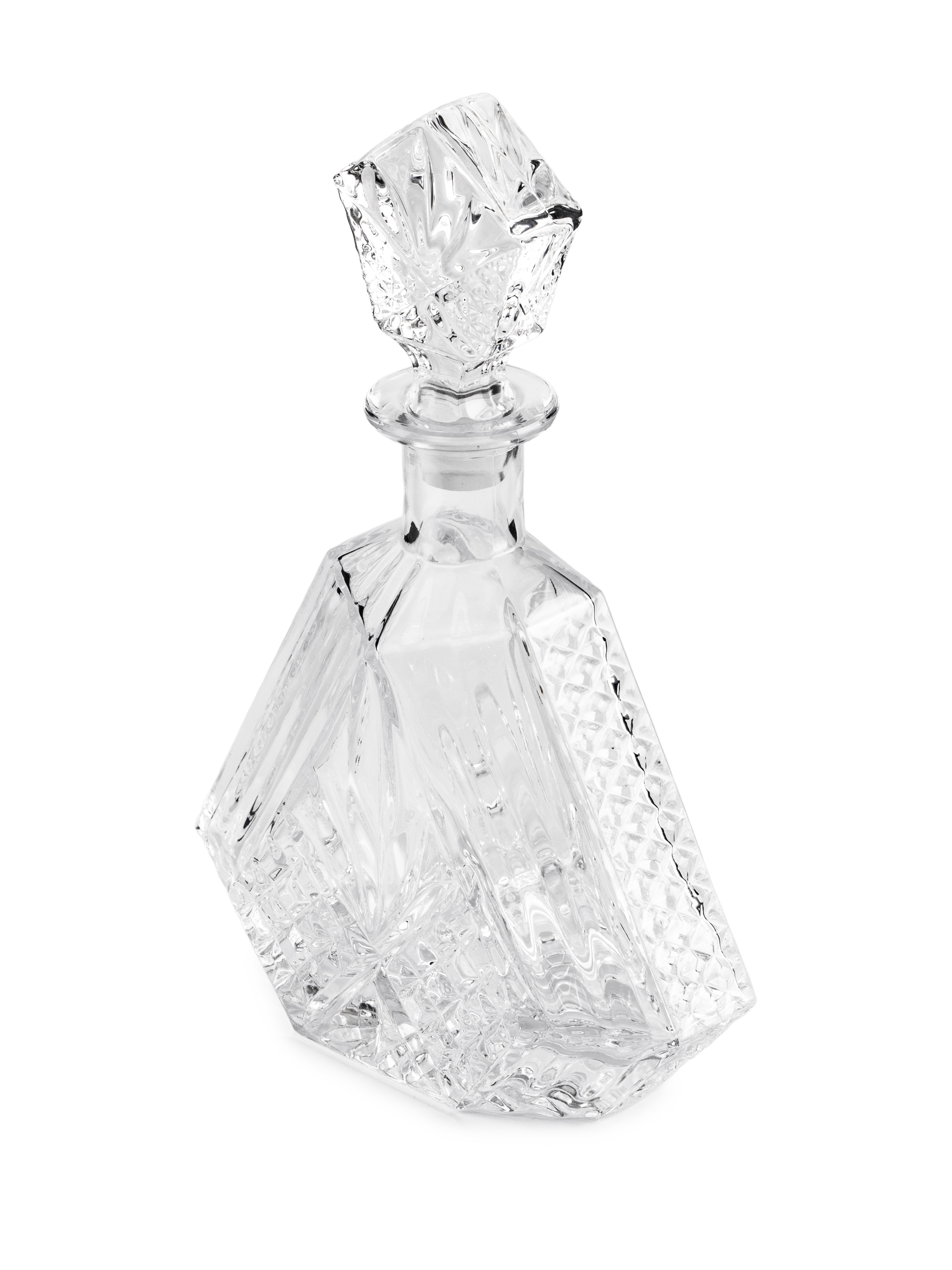 Изображение товара Штоф для крепких напитков Glasserie Monarch 650мл с крышкой стекло цвет прозрачный