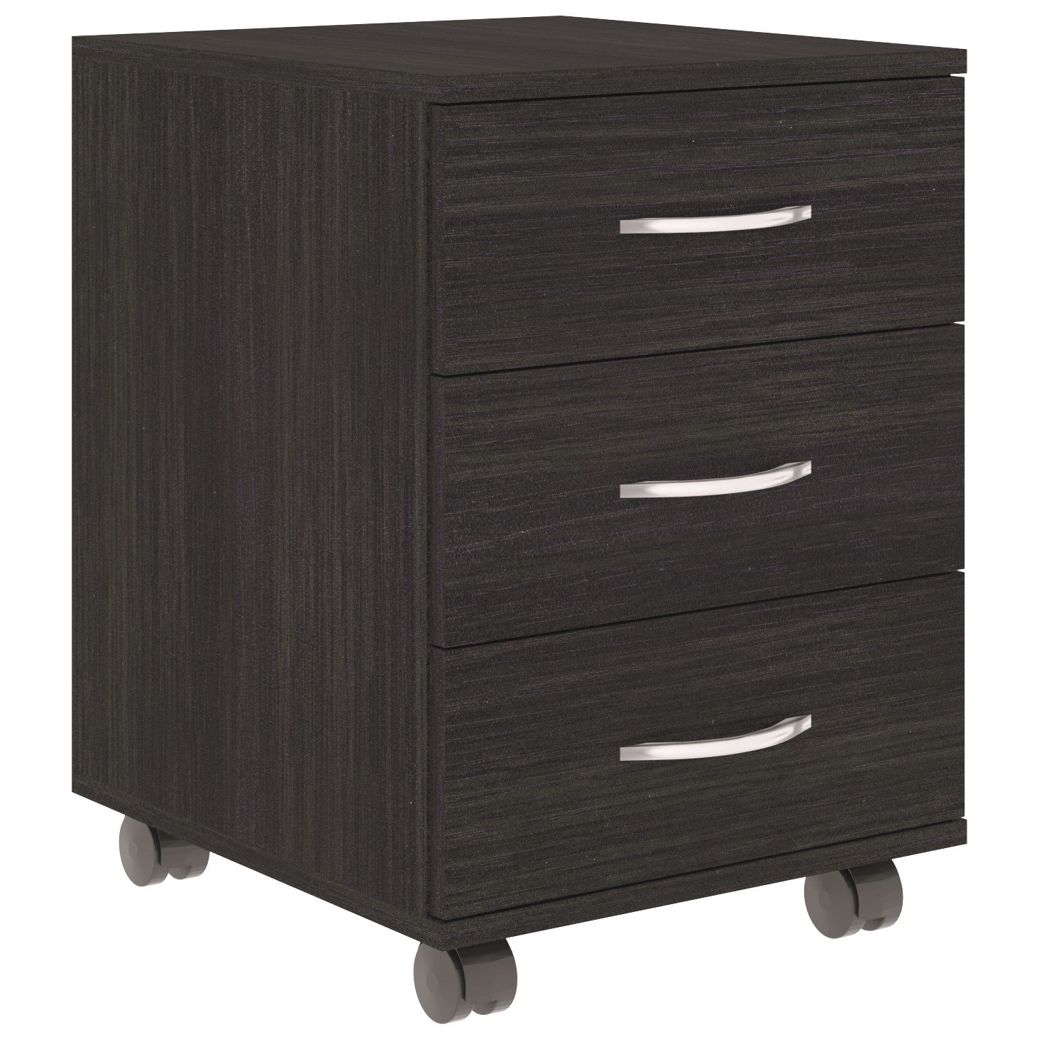 Изображение товара Тумба мобильная Skyland simple SC-3M Дуб Юкон Модерн 3 ящика ЛДСП 412x450x566мм