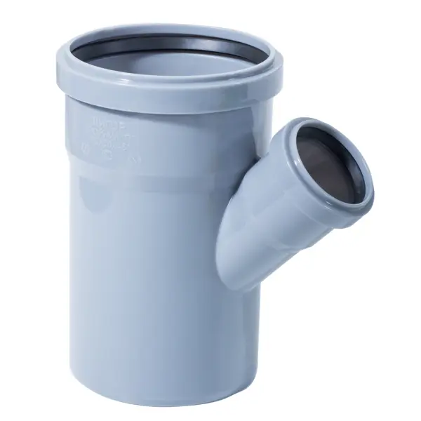 Тройник Дигор 45° ø 110x50 мм, полипропилен