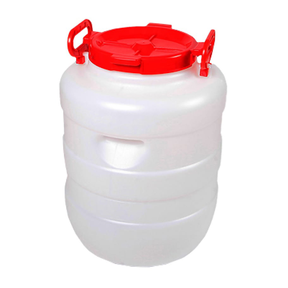 Изображение товара Бочка Радиан 10193057 пищевая 40 л Дачная круглая белая